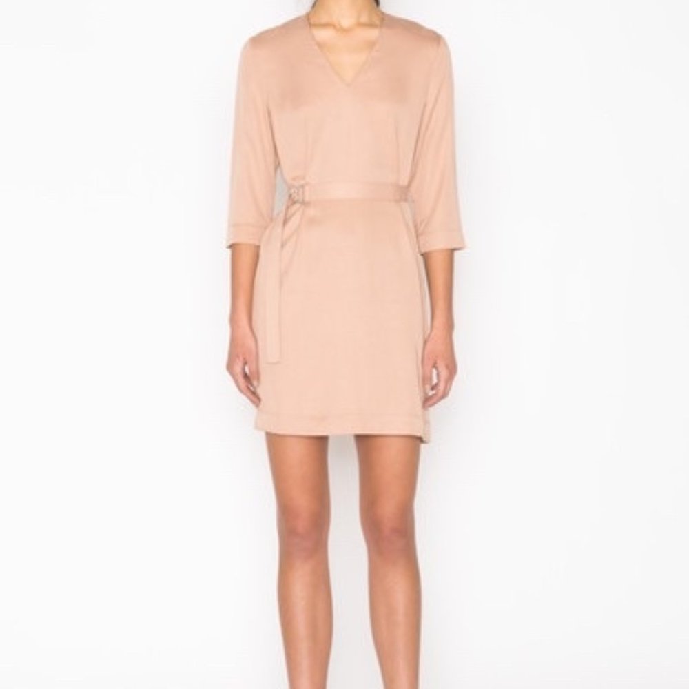 Oak Fort Belted Mid Sleeve Dress